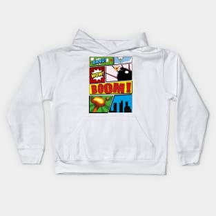 Cartoon comic book Kids Hoodie